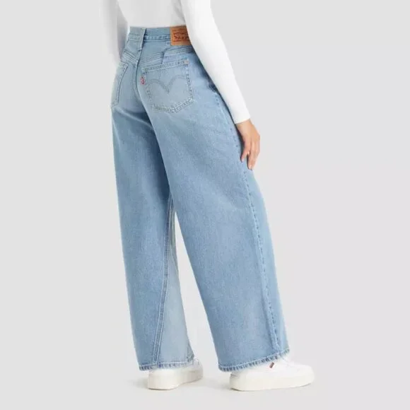 NWT Levi's Women's Mid-Rise 94's Baggy Wide Leg Jeans - What Else Can I Say - Picture 2 of 3